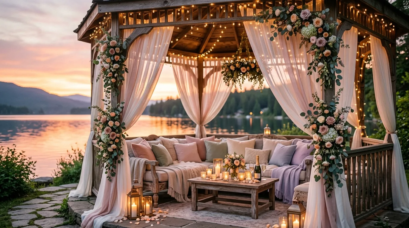 String Light Gazebo